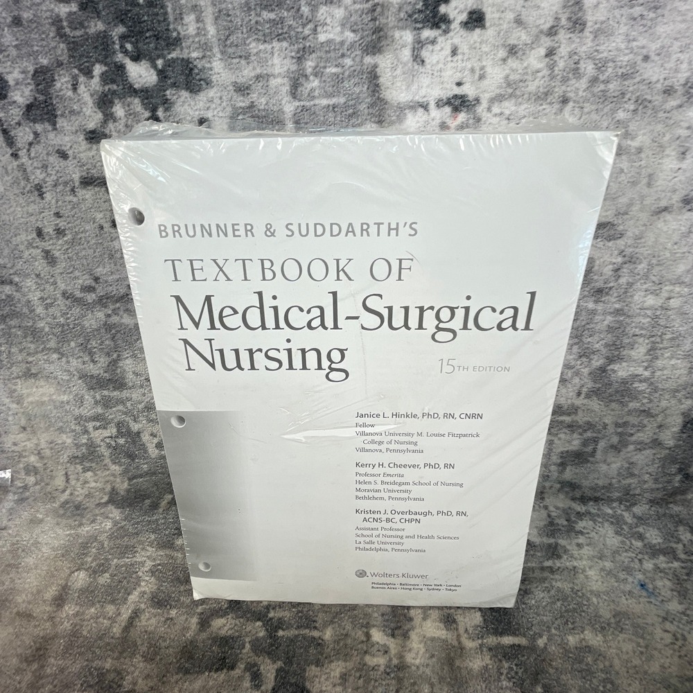Wolters Kluwer Brunner & Suddarth Textbook of Medical-Surgical Nursing 15th Ed